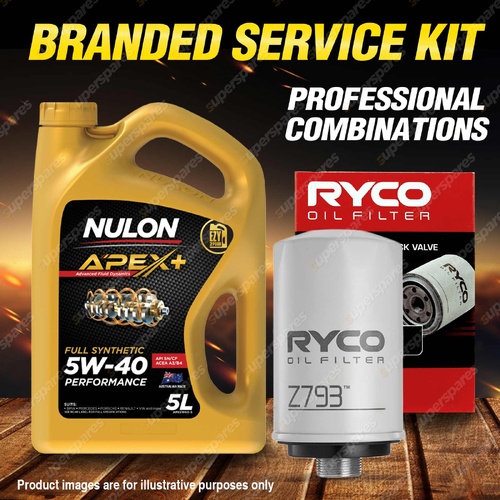 Ryco Oil Filter 5L APX5W40 Engine Oil Kit for Audi A3 8P Tt 8J TFSI