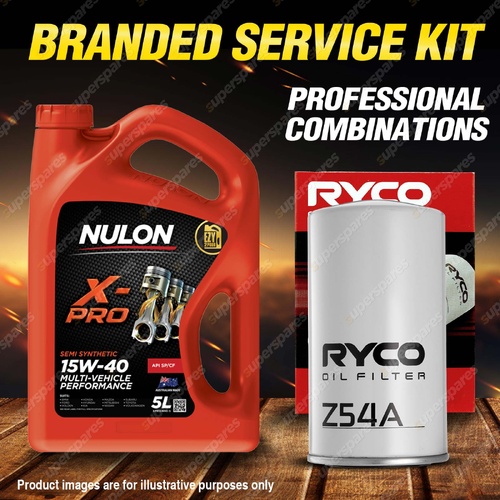 Ryco Oil Filter 5L XPR15W40 Engine Oil Service Kit for Volkswagen Kombi 70C 2.5L
