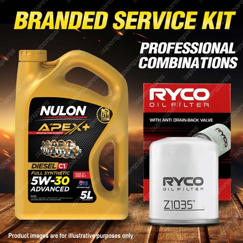 Ryco Oil Filter 5L APX5W30C1 Engine Oil Service Kit for Mazda CX-5 KF KE 2.2L TD