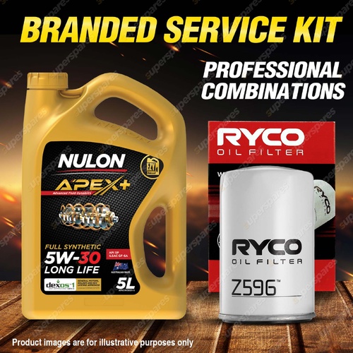 Ryco Oil Filter 5L APX5W30D1 Eng Oil Service Kit for Mazda CX-9 TB 3.7L V6 07-ON