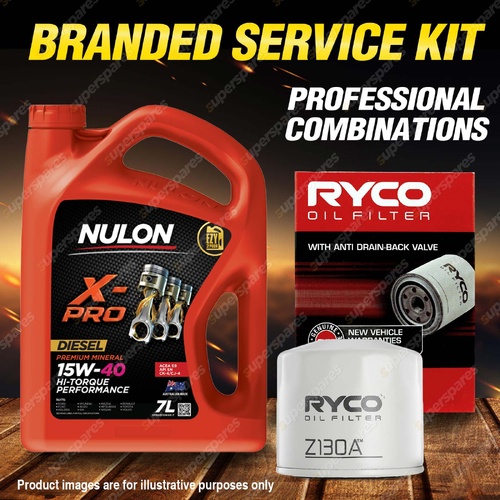 Ryco Oil Filter 7L XPRHD15W40 Oil Service Kit for Honda Shuttle 1.5L EW Petrol
