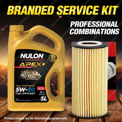 Ryco Oil Filter 5L APX5W30A5 Eng Oil Service Kit for Ford Focus LS LT LV Kuga TE