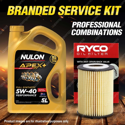 Ryco Oil Filter 5L APX5W40 Eng Oil Service Kit for BMW 745i 745Li E65 E66 X5 E53