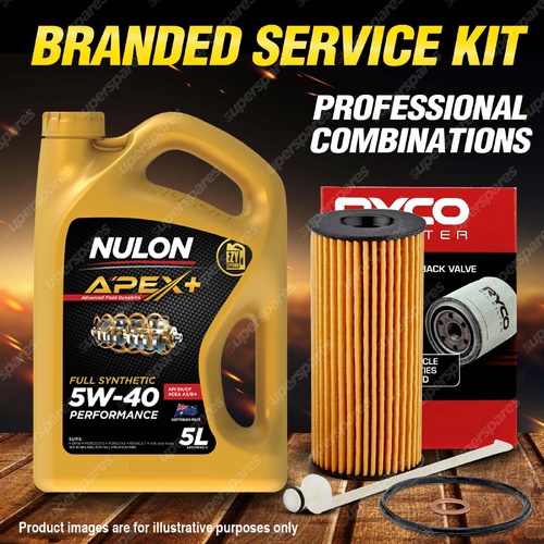 Ryco Oil Filter 5L APX5W40 Oil Service Kit for BMW 320i F30 31 420i F32 33 36