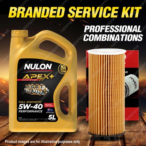 Ryco Oil Filter 5L APX5W40 Eng. Oil Service Kit for Mini Cooper JCW F54 F56 F60