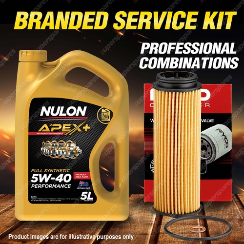 Ryco Oil Filter 5L APX5W40 Eng. Oil Service Kit for BMW 740i 740Li G11 G12 3.0L
