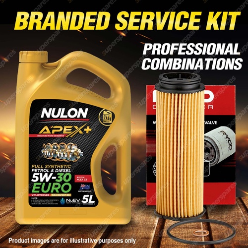 Ryco Oil Filter 5L APX5W30C3 Oil Service Kit for BMW 730D G11 G12 3.0 TD 6Cyl