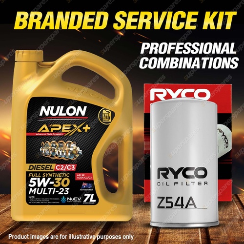 Ryco Oil Filter 7L APX5W30C23 Oil Service Kit for Volkswagen Caravelle T4 2.5L
