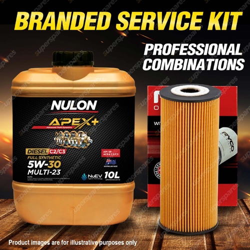 Ryco Oil Filter 10L APX5W30C23 Eng. Oil Service Kit for Volkswagen LT35 LT46 Van