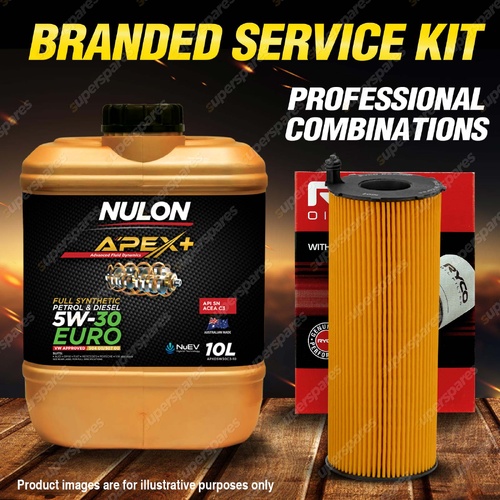 Ryco Oil Filter 10L APXD5W30C3 Oil Service Kit for Volkswagen Touareg 7L 7P 3.0