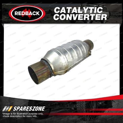 Redback Petrol Round Ceramic Catalytic Converter - Euro IV 2-1/4" CPSI 400