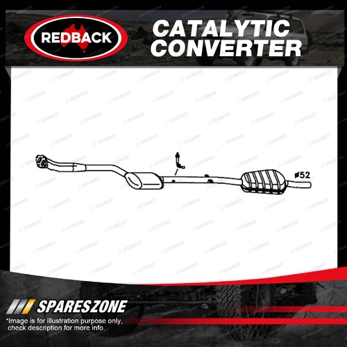 Redback Underfloor Catalytic Converter for BMW 3 Series E46 318 i 2.0L 2001-2005