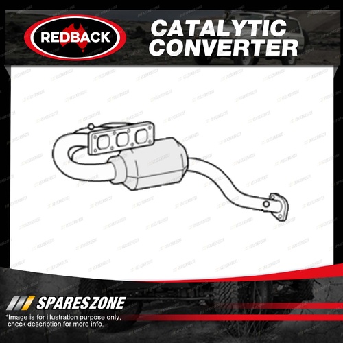 Redback Manifold Catalytic Converter for BMW 530i E39 E61 3.0L 2000-2010 MCV048