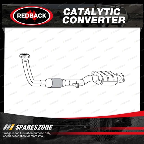 Redback Underfloor Catalytic Converter for Holden Apollo JM JP 5S-FE 2.2L 93-97