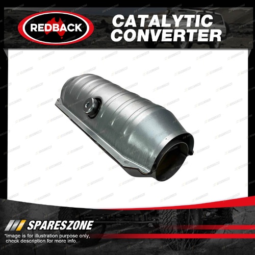Redback Enviro Catalytic Converter - Euro 6 2.25" Inlet Centre O2 Sensor
