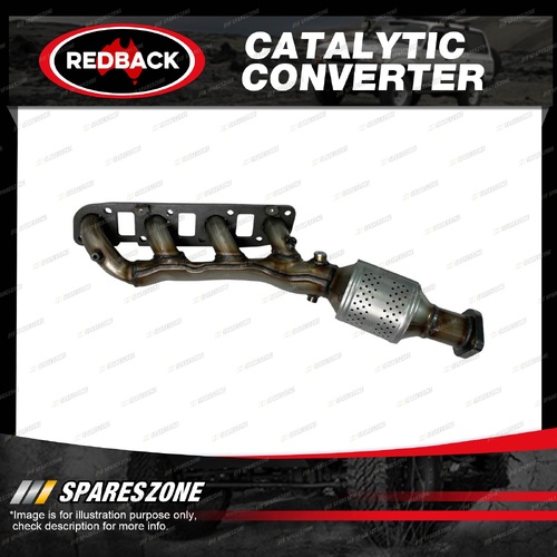 Redback LH Manifold Catalytic Converter for Nissan Patrol Y62 5.6L VK56VD 12-On