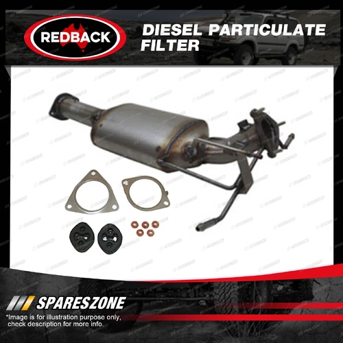 Redback Diesel Particulate Filter for Volvo S80 124 D5 2.4L D5244T4 FWD 06-09