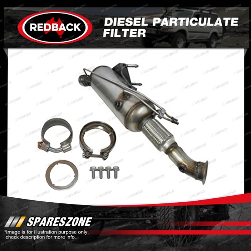 Redback Enviro Diesel Particulate Filter for VW Crafter 30-50 2E 2F 2.5L 06-14