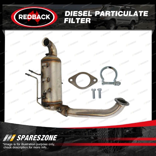 Redback Diesel Particulate Filter for Volvo C30 1.6L D4164T Hatchback 2010-2016