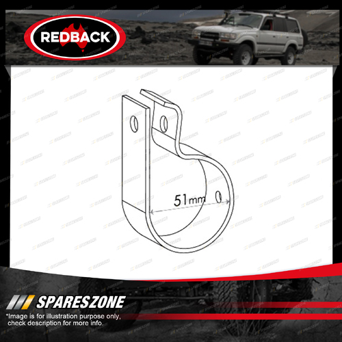 Redback Exhaust Bracket Pipe Diameter 51mm 2" for Holden H Series Monaro WB
