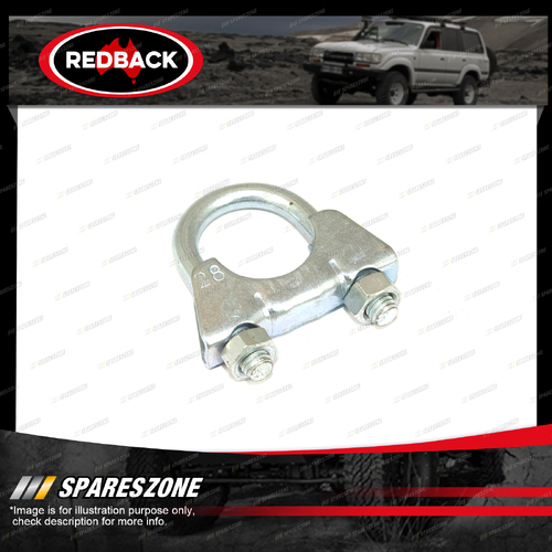 Redback U-Bolt Clamp Zinc Plated ID 41mm for Nissan Sunny Pulsar 06/1979-09/1980