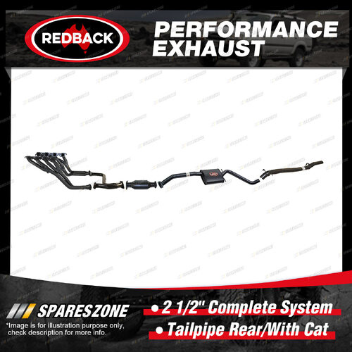 Redback 2 1/2" Complete System Tail Pipe Rear for Holden Commodore Calais 91-95