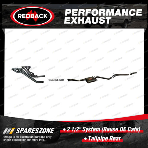 Redback 2 1/2" System Reuse OE Cats Auto with IRS for Holden Calais Commodore VS