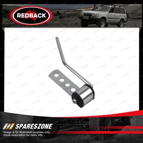 1 piece of Redback Universal Exhaust Bracket - Swivel 4 Holes 8mm