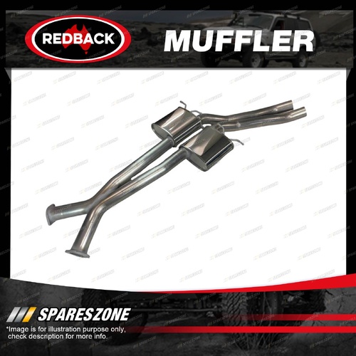 Redback Dual 3" Centre Muffler for Holden Commodore Ute VT VX VY VZ 1997-2007