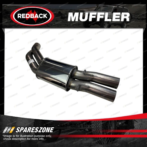 Redback Dual 3" Rear Muffler for Holden Commodore Ute VT VX VY VZ 1997-2007