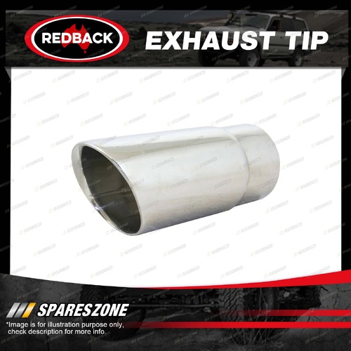 Redback 2.5" Exhaust Tip Inner Cone - 2.5" Inlet 2.5" Outlet 6.5" Long 304 SS