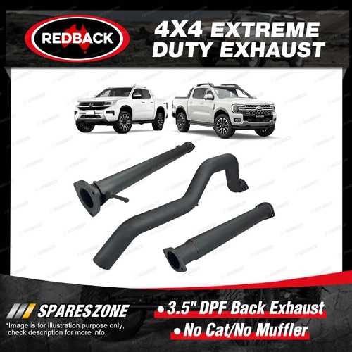 Redback Extreme Duty 3.5" Exhaust for Ford Ranger PY T6.2 3.0L BF2S 06/2022-On