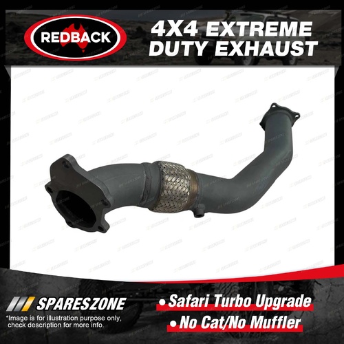 Redback Extreme Duty 3" Dump Pipe for Toyota Landcruiser HZJ80R 4.2L 1H-Z 90-98