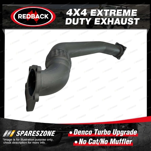 Redback Extreme Duty 3" Denco Dump Pipe for Toyota Landcruiser HZJ80R 4.2L 90-98