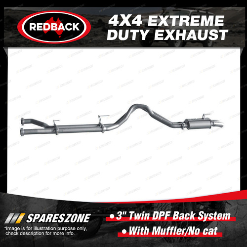 Redback Extreme Duty With Muffler for Toyota Landcruiser VDJ200 4.5L 2015-2021