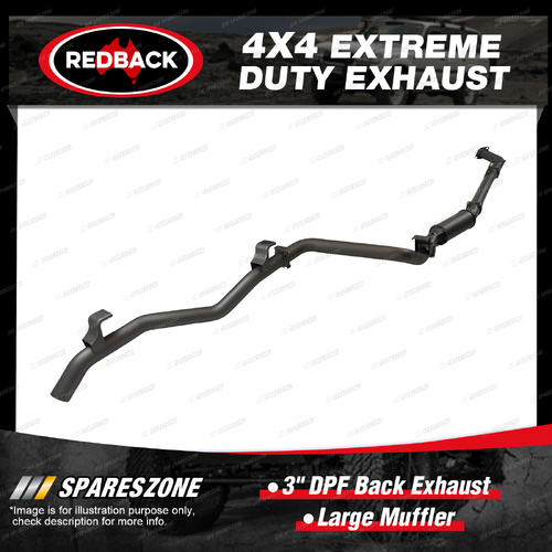 Redback 3" DPF Back Exhaust With Resonator for Toyota Landcruiser GDJL79R 23-On