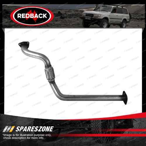 Redback Engine Pipe for Toyota Landcruiser HZJ 75R 78R 79R 4.2L Diesel 1990-2007