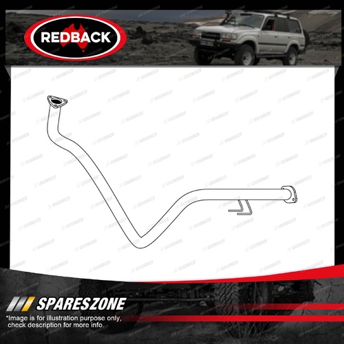 Redback Standard Replacement Engine Pipe for Toyota Hilux LN167 LN172 3.0L 97-05