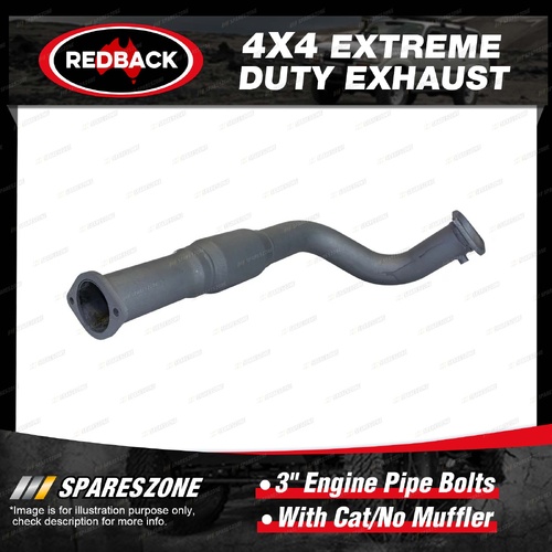 Redback Exhaust Engine Pipe With Cat for Toyota Landcruiser 78 Series HDJ79 4.2L