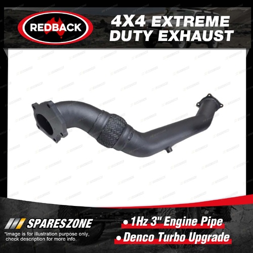 Redback 1Hz 3" Engine Pipe for Toyota Landcruiser 105 HZJ105 4.2L 1HZ 1998-2007