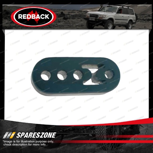 1 piece of Redback Exhaust Rubber Support - Universal 4 Hole Solid Type