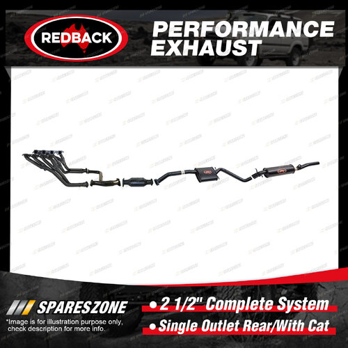Redback 2 1/2" Complete System 1 Outlet Rear for Holden Commodore Calais VS Auto