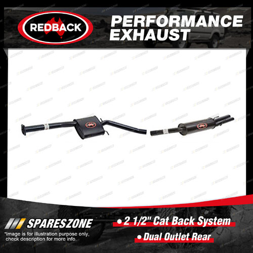 Redback Exhaust System 2 Outlet Rear for Holden Commodore Calais VT VX VY