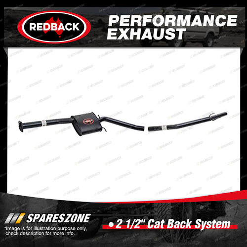 Redback 2 1/2" Cat Back System for Holden Commodore Calais VT VX VY 3.8L 97-04