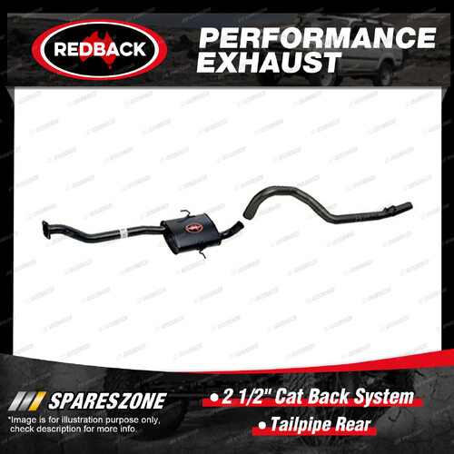 Redback 2 1/2" Cat Back System Tail Pipe Rear for Holden Commodore VS 3.8L 95-00