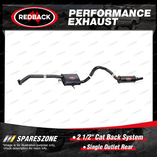 Redback 2 1/2" Cat Back System 1 Outlet Rear for Holden Commodore VG VN VP VR VS