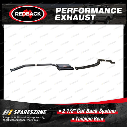Redback 2 1/2" Cat Back System Tail Pipe Rear for Ford Falcon AU AU2 AU3 4.0L
