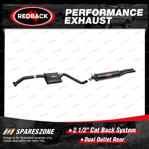 Redback 2 1/2" Cat Back System 2 Outlet Rear for Holden Commodore Calais VR VS