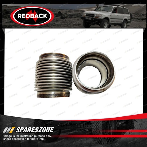 Redback Flexible Bellow - 89mm Tube Dump Pipe/Down Pipe Safe 304 Stainless Steel