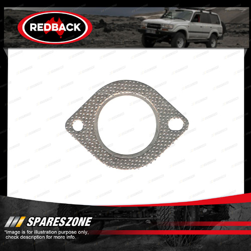 Redback 2 Bolts Flange Gasket Inside Diameter 78mm Length 133mm for Holden